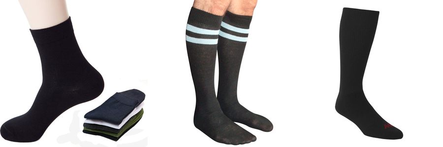 black tube sock man